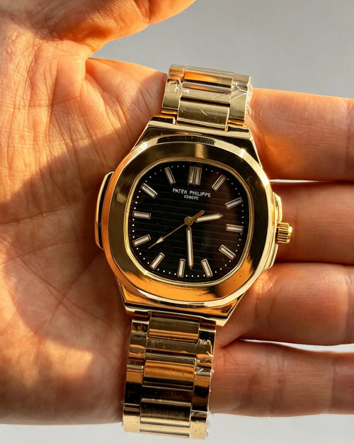 Reloj Kairos PP Nautilus - Cara Negra Oro